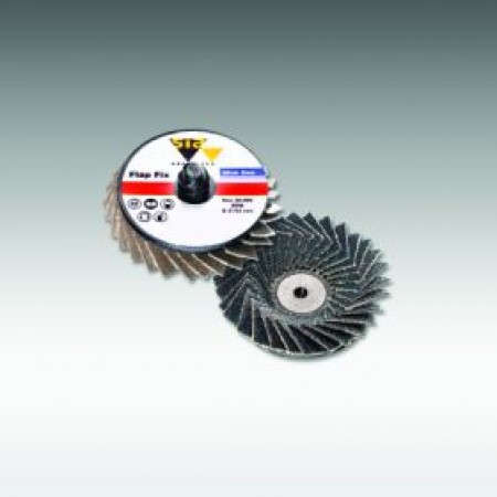 sia 2824 siamet 50mm flapfix twist lock (roloc style) flap disc